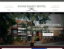 Tablet Screenshot of kingspaget.co.uk